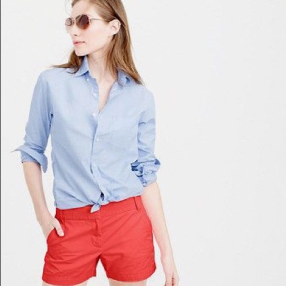 J.Crew Red Chino Shorts